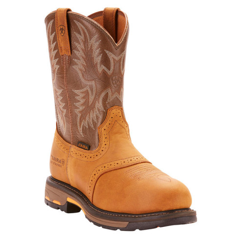 Ariat 10001191 - Men's - 10"Workhog EH Composite Toe - Aged Bark/Army