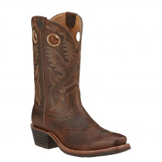 Ariat 10002227 - Men's - Heritage Roughstock Western Boot - Brown Oiled Rowdy