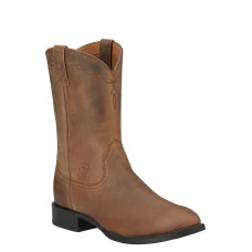 Ariat 10002284 - Men's - Heritage Roper Western Boot - Distressed Brown