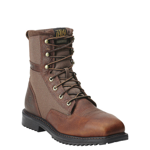Ariat 10012927 - Men's - 8" RigTek EH Wide Square Composite Toe - Oiled Brown