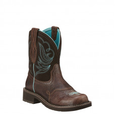Ariat 10016238 - Women's - Fatbaby Heritage Dapper Western Boot - Royal Chocolate