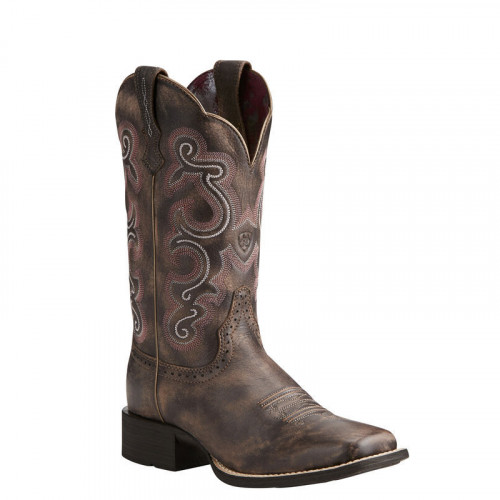 Ariat 10021616 - Women's - 11" Quickdraw Soft Toe - Tack Room Chocolate
