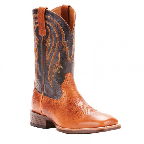 Ariat 10025166 - Men's - 11" Plano Soft Toe - Gingersnap/Army Blue