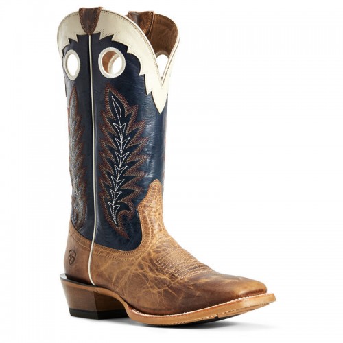 Ariat 10029694 - Men's - 13" Real Deal Soft Toe - Dusted Wheat/Navy