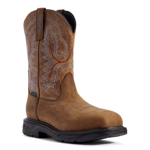 Ariat 10031474 - Men's - 11" WorkHog XT Waterproof EH Soft Toe - Distressed Brown/Brave Brown