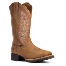 Ariat 10034049 - Women's - Hybrid Rancher Waterproof Western Boot - Pebbled Tan