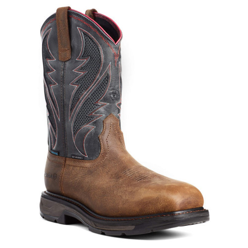 Ariat 10036005 - Men's - 11" WorkHog XT VentTEK Waterproof EH Carbon Fiber Toe - Rye Brown