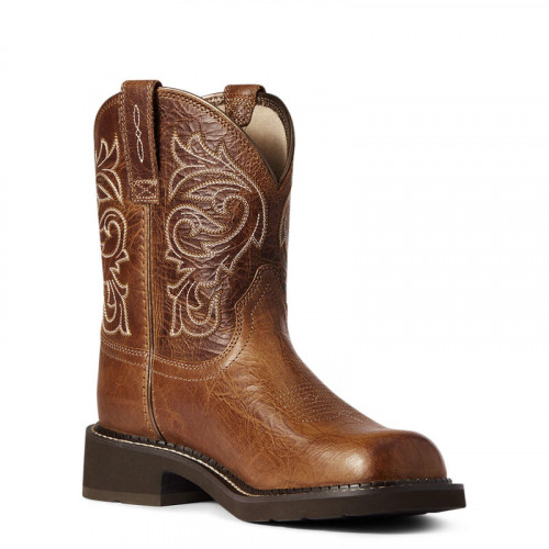 Ariat 10038378 - Women's - Fatbaby Heritage Mazy Western Boot - Crackled Cottage