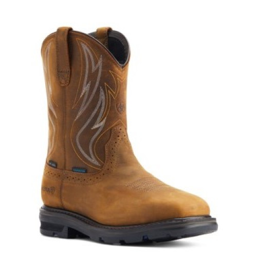 Ariat 10044544 - Men's - 10"Sierra Waterproof EH  Steel Toe - Distressed Brown