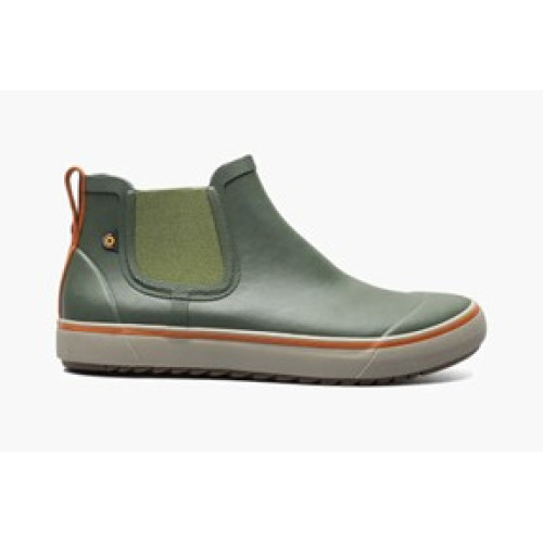 Bogs 73041-348 - Men's - Kicker Rain Chelsea II Waterproof Soft Toe - Dark Green