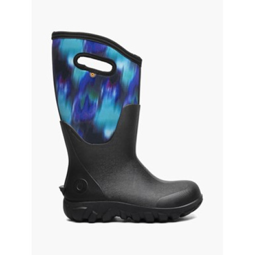 Bogs 73364-009 - Women's - 14" Classic Seamless Tall  Waterproof Soft Toe - Black Multi