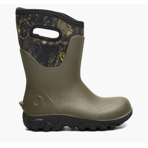 Bogs 73369-302 - Women's - 11" Classic Seamless Mid Waterproof Soft Toe - Olive Multi