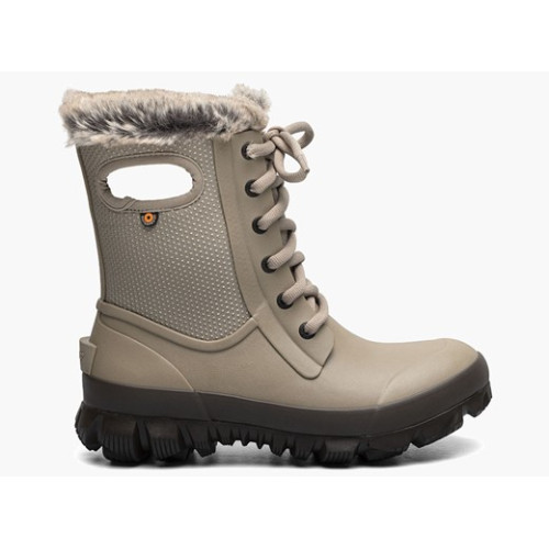 Bogs 73434-260 - Women's - 8" Arcata Dots Waterproof Soft Toe - Taupe