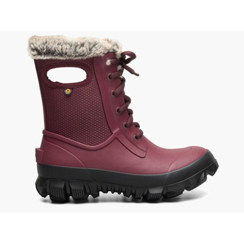 Bogs 73434-603 - Women's - 8" Arcata Dots Waterproof Soft Toe - Ox Blood