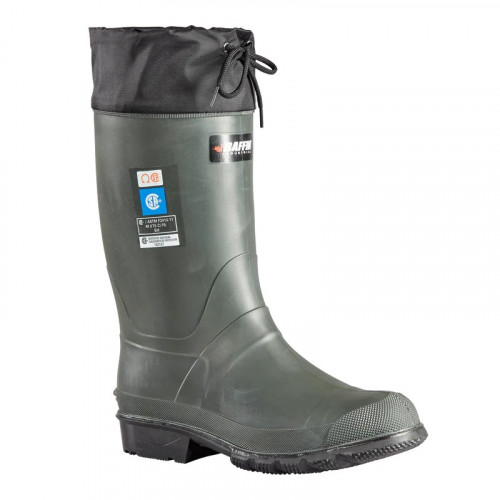 Baffin 8563-0000394 - Men's - 13" Hunter Insulated Waterproof EH Steel  Toe - Forest Green/Black