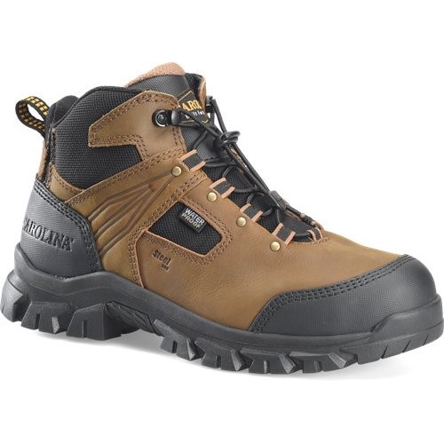 Carolina CA3596 - Men's - 5" Gruntz EZ-ON Waterproof EH Steel Toe - Brown