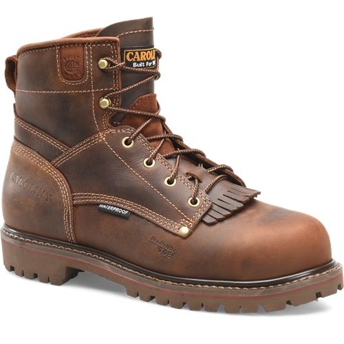 Carolina CA7528 - Men's - 6" 28 Series Waterproof EH Composite Toe - Cigar Brown