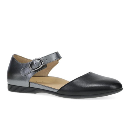 Dansko 2049-020200 - Women's - Liv - Black Nappa/Pewter Metallic