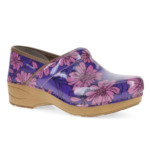 Dansko 3950-421421 - Women's - XP 2.0 Waterproof - Purple Blooms Patent