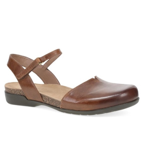 Dansko 6025-155300 - Women's - Rowan - Tan Waxy Burnished