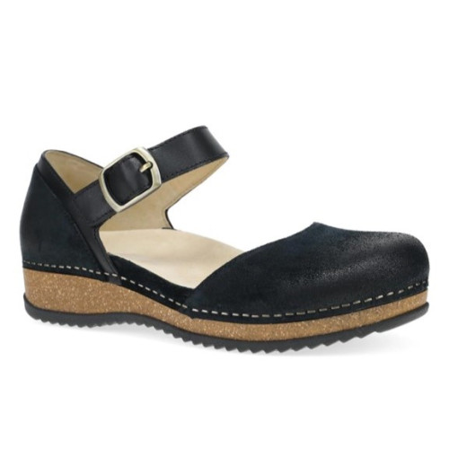 Dansko 9613-100200 - Women's - Mae - Black Burnished Suede