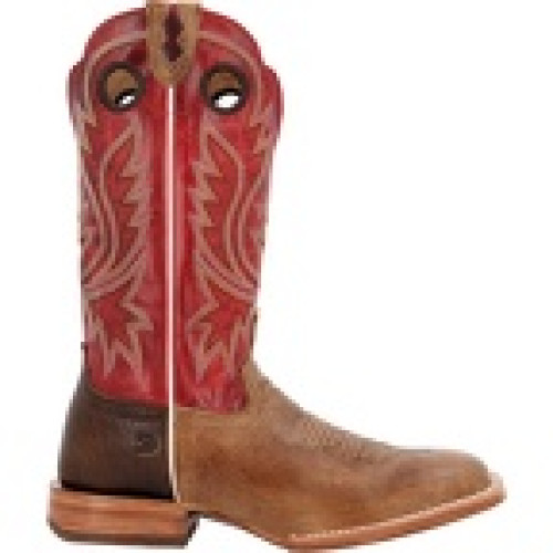 Durango DDB0468 - Men's - 13" PRCA Collection Bison Square Soft Toe - Sand Tobacco and Cayenne