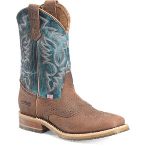 Double H DH4672 - Men's - 11" Hudson EH Square Soft Toe - Dark Brown