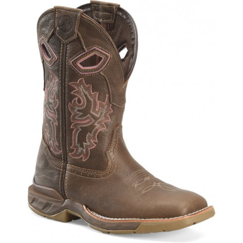 Double H DH5373 - Women's - 10" ARI EH Wide Square Soft Toe - Brown