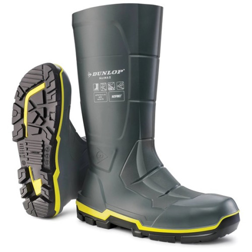 Dunlop MZ2LE02 - Men's - MetMAx Full Safety Met Guard Waterproof EH Steel Toe - Grey/Black
