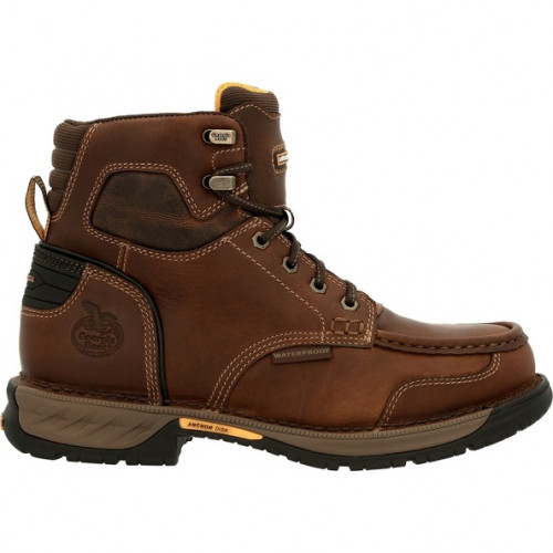 Georgia Boot GB00439 - Men's - 6" Athens 360 Waterproof EH Soft Toe - Brown