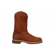 Georgia Boot G5814 - Men's - Carbo-Tec Farm and Ranch Pull-On Boot - Prairie Chestnut