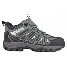 Hoss 53023 - Men's - Trail Grey EH Waterproof Composite Toe - Back/Grey