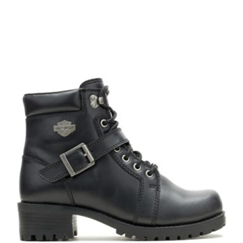 Harley-Davidson D84837 - Women's - 6" Leyton Soft Toe - Black