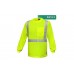 Reflective Hi Visibility Clothing - VEA-202-CT - Long Sleeve Pocketed Shirt - Lime