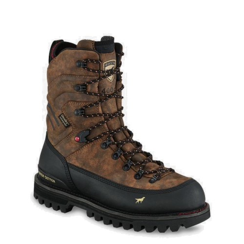 Irish Setter 3983 - Men's - 10" Elk Tracker XD Insulated Waterproof Soft Toe - Brown