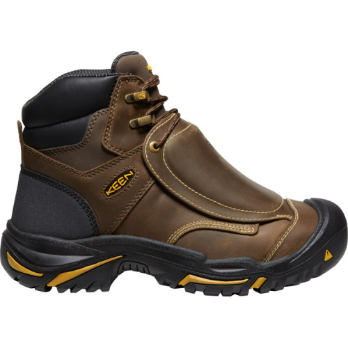 KEEN Utility 1016166 - Men's - 6" Mt Vernon Waterproof EH Steel Toe Boot - Cascade Brown/Tawny Olive