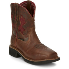 Justin GY9962 - Women's - 8" Lathey EH Square Composite Toe - Brown