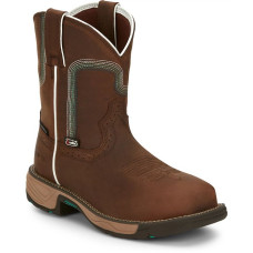 Justin SE4360 - Women's - " Rush Waterproof EH Square Composite Toe - Pine Chocolate