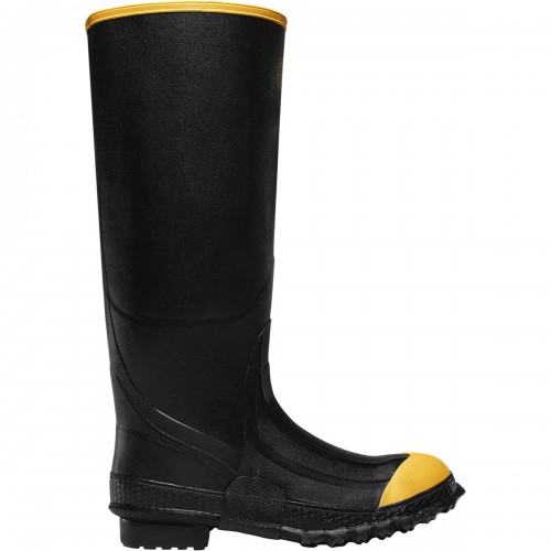 LaCrosse 00267220 - Men's - 16" Premium Knee Waterproof EH Steel Toe - Black