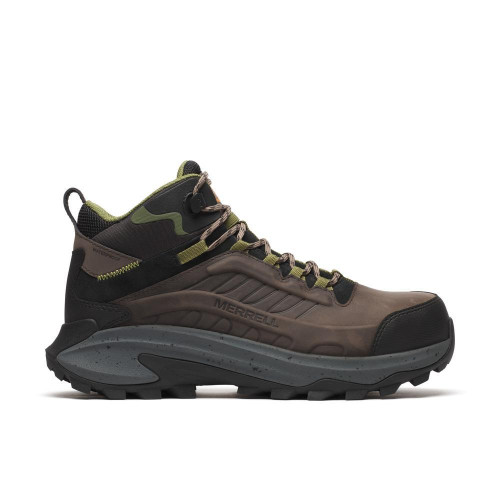 Merrell J007897 - Men's - Moab Speed 2 Mid Waterproof Carbon Fiber Toe - Dark Taupe