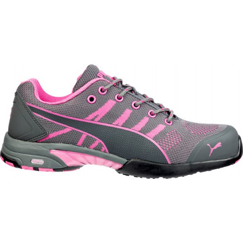 Puma 642915 - Women's - Celerity Knit ESD Steel Toe - Pink/Grey