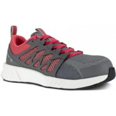 Reebok RB312 - Women's - Fusion Flexweave Work - Composite Toe - Grey and Red