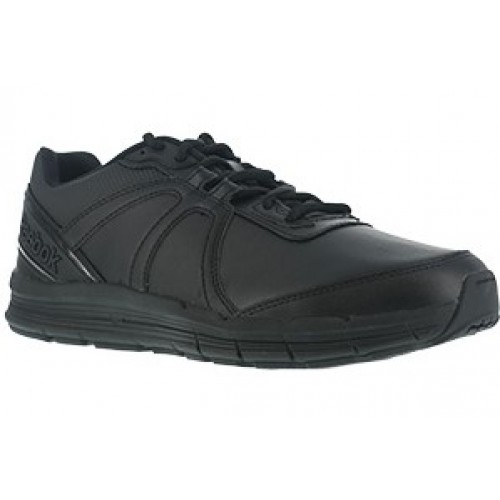 Women's Reebok Black RB350 Guide WorkSoft Toe Cross Trainers Oxford Work Shoes 