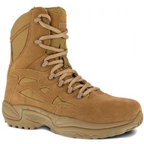 Reebok RB8977 Men's Coyote 8" Rapid Response Military AR670-1 Compliant Boots