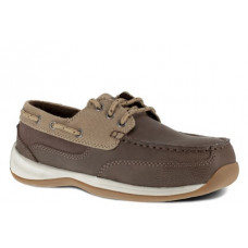 Rockport RK641 - Women's - Sailing Club ESD Steel Toe - Brown and Tan