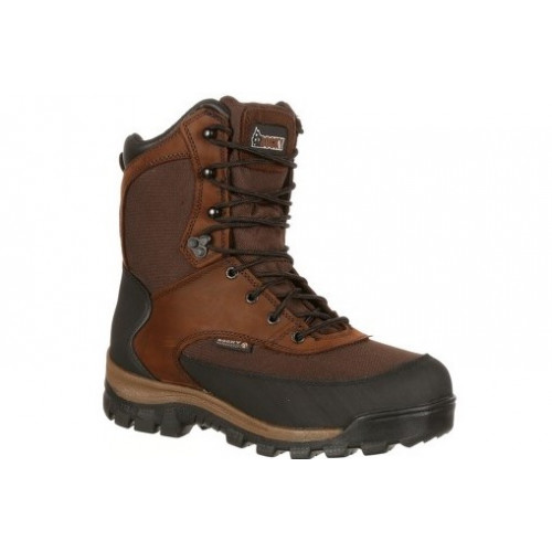 Rocky FQ0004753 - Men's - 8" Core Insulated Waterproof Soft Toe  - Brown