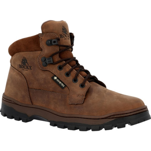 Rocky RKS0683 - Men's - 6" Outback Waterproof Soft Toe - Light Brown 