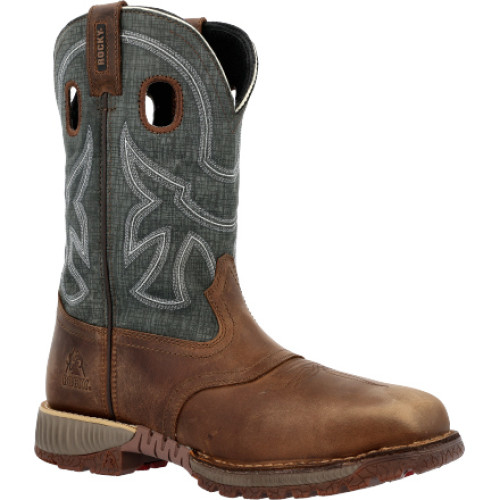 Rocky RKW0426 - Men's - 11" Rocky Hi-Wire Waterproof EH Square Soft Toe- Brown