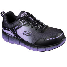 Skechers 108009bkpr - Women's - Arterios EH Alloy Toe - Black/Purple