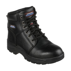 Skechers 76561blk - Women's - Workshire EH Steel Toe Boot - Black